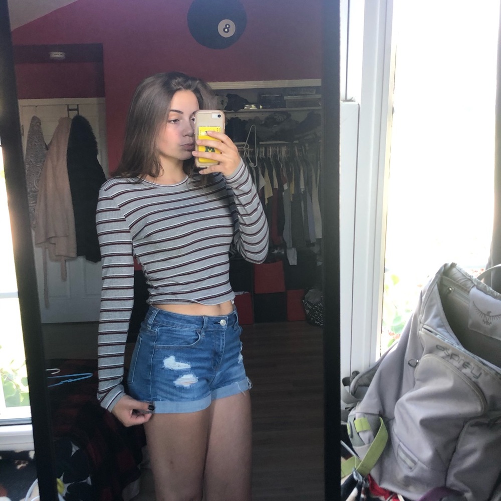 Striped Longsleeve- Pacsun Basics